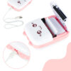 Mini termiczna drukarka różowy kotek FUN PRINT - do zdjęć etykiet + kabel usb - obrazek 4
