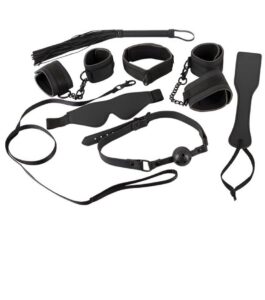 Bad Kitty, zestaw rozkoszy BDSM do krępowania 7 elementów