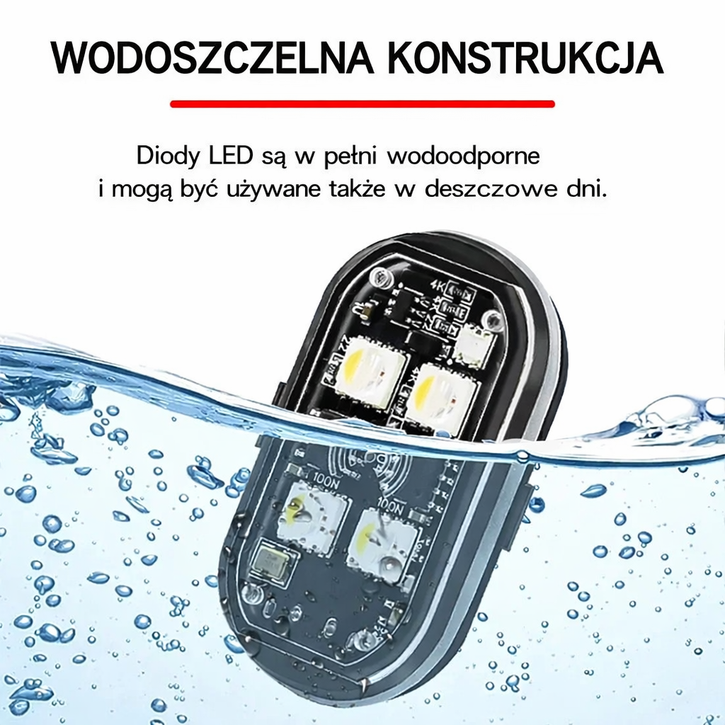 Światła LED 2szt. bezprzewodowe - obrazek 5