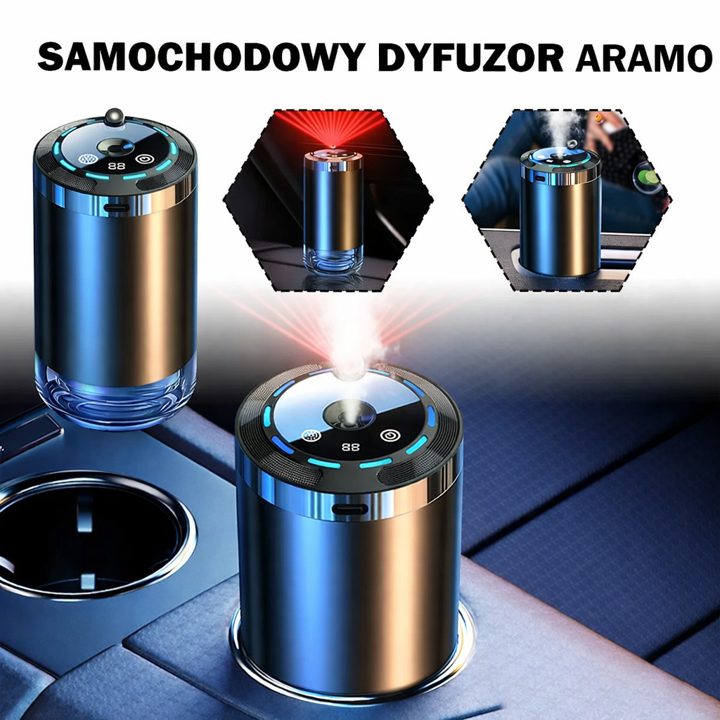 DriveAura™ Moduł AirFlow do wnętrza - ładowanie USB + olejek - obrazek 3